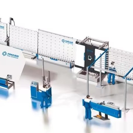 PINHE 2025 Auto Argon Gas Filling Robot in Insulating Glass Production